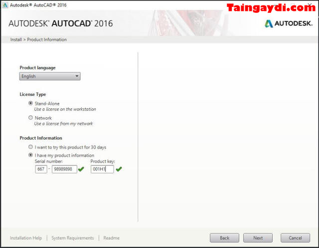 cài đặt Autocad 2016 Full Crack 3