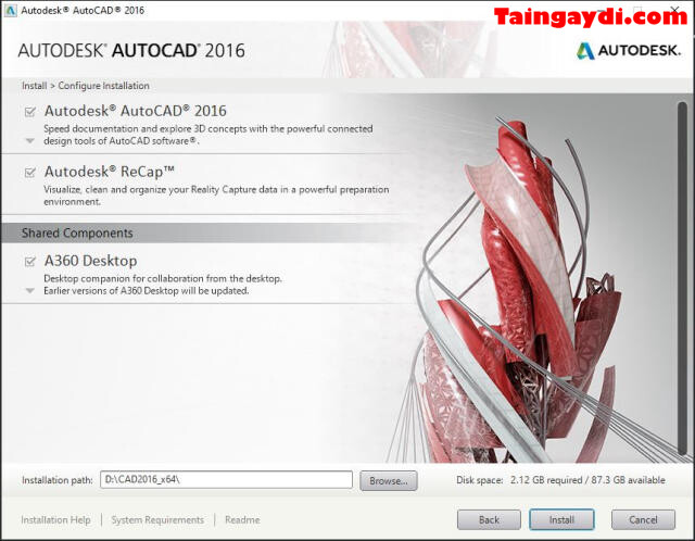 cài đặt Autocad 2016 Full Crack 4