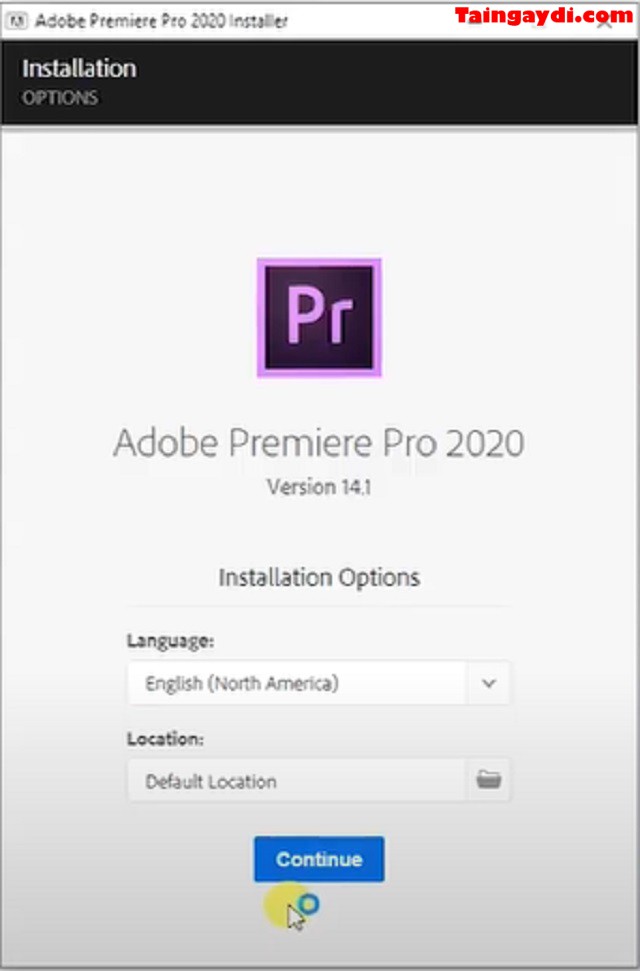 cài đặt Adobe Premiere Pro CC 5